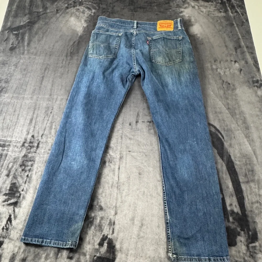 Levi's 505 Regular Fit Jeans Mens 34x32 Blue Straight Leg Denim 00505-1314